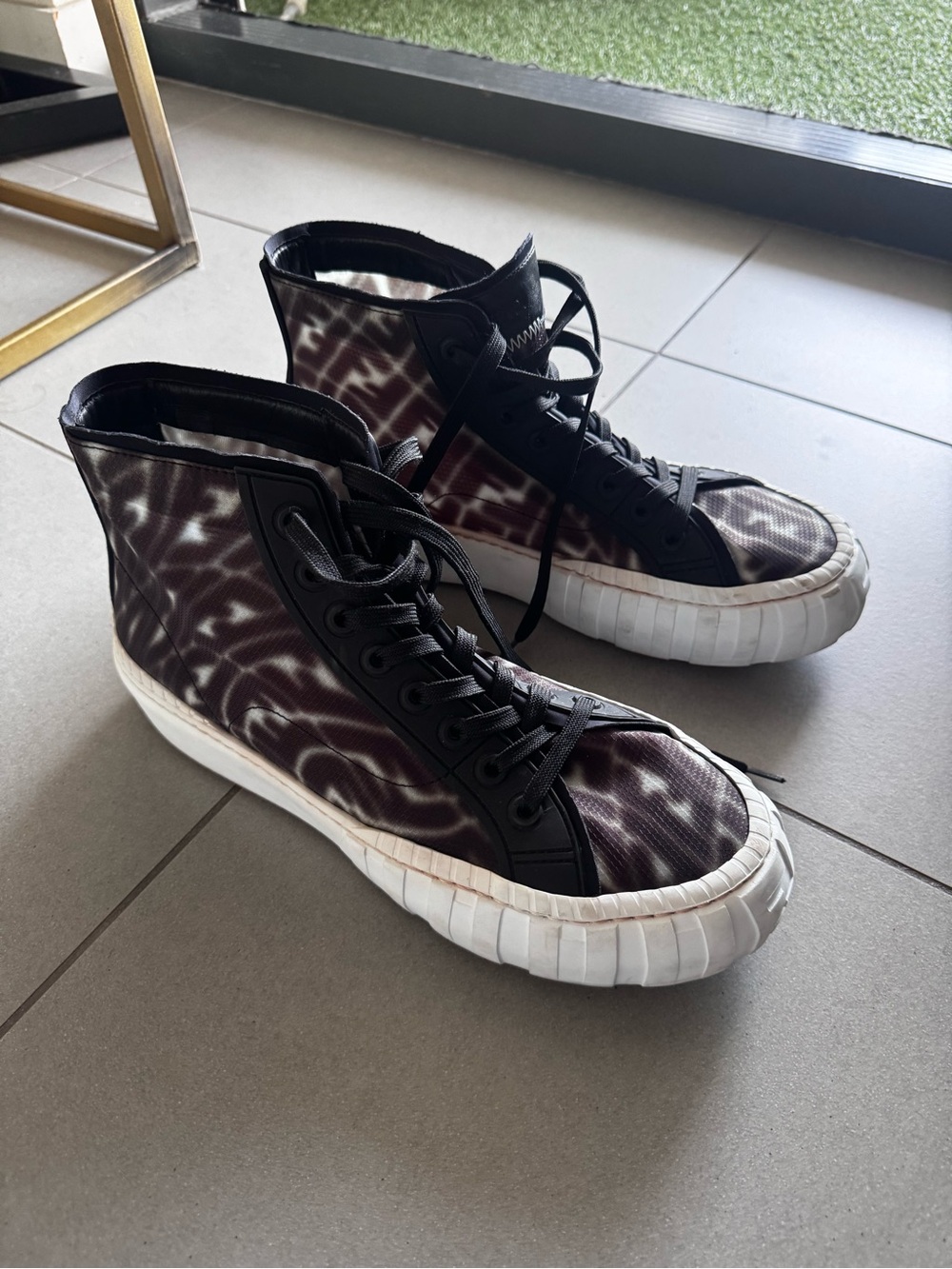 Fendi High Top Sneaker